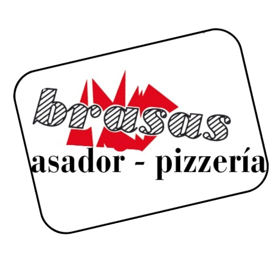 Logo de Brasas Asador pizzería