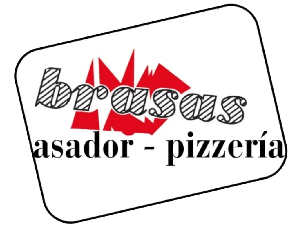 Logo de Brasas Asador pizzería